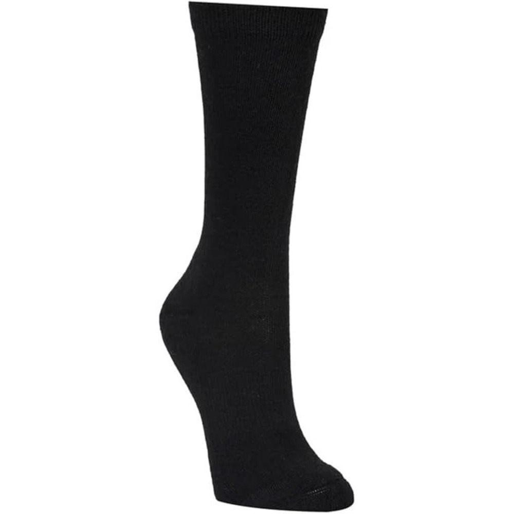 4 Pairs Kirkland Signature Women Ladies Extra Fine Merino Wool Blend Crew Socks - Picture 3 of 6